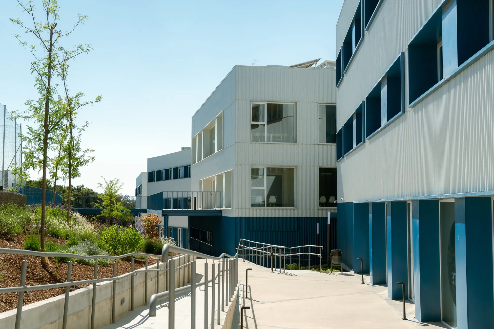 The academic building and residence at ESC American School